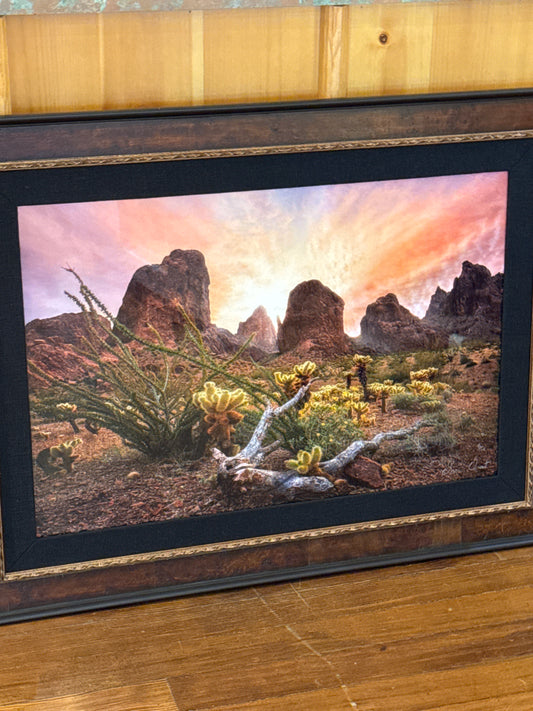 Dave Drost Photograph - 'Sunrise over Kofa Mountains'