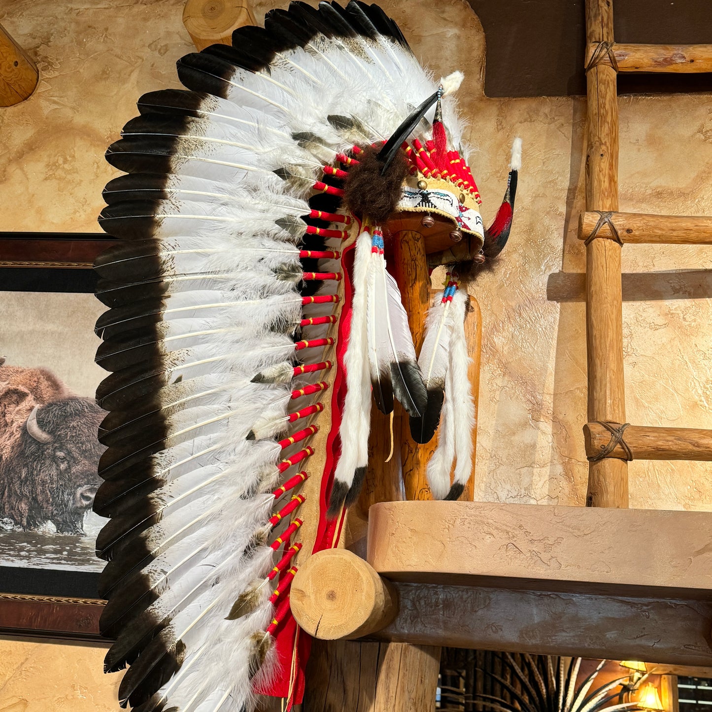 42" Split Horn Victory Headdress by Russ Kruse