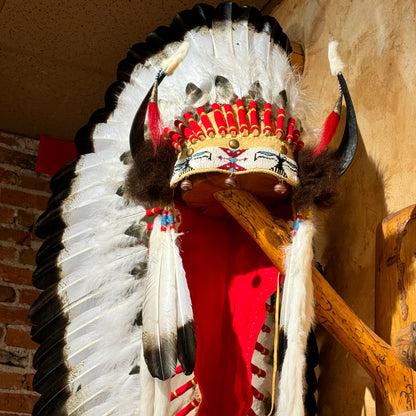 42" Split Horn Victory Headdress by Russ Kruse