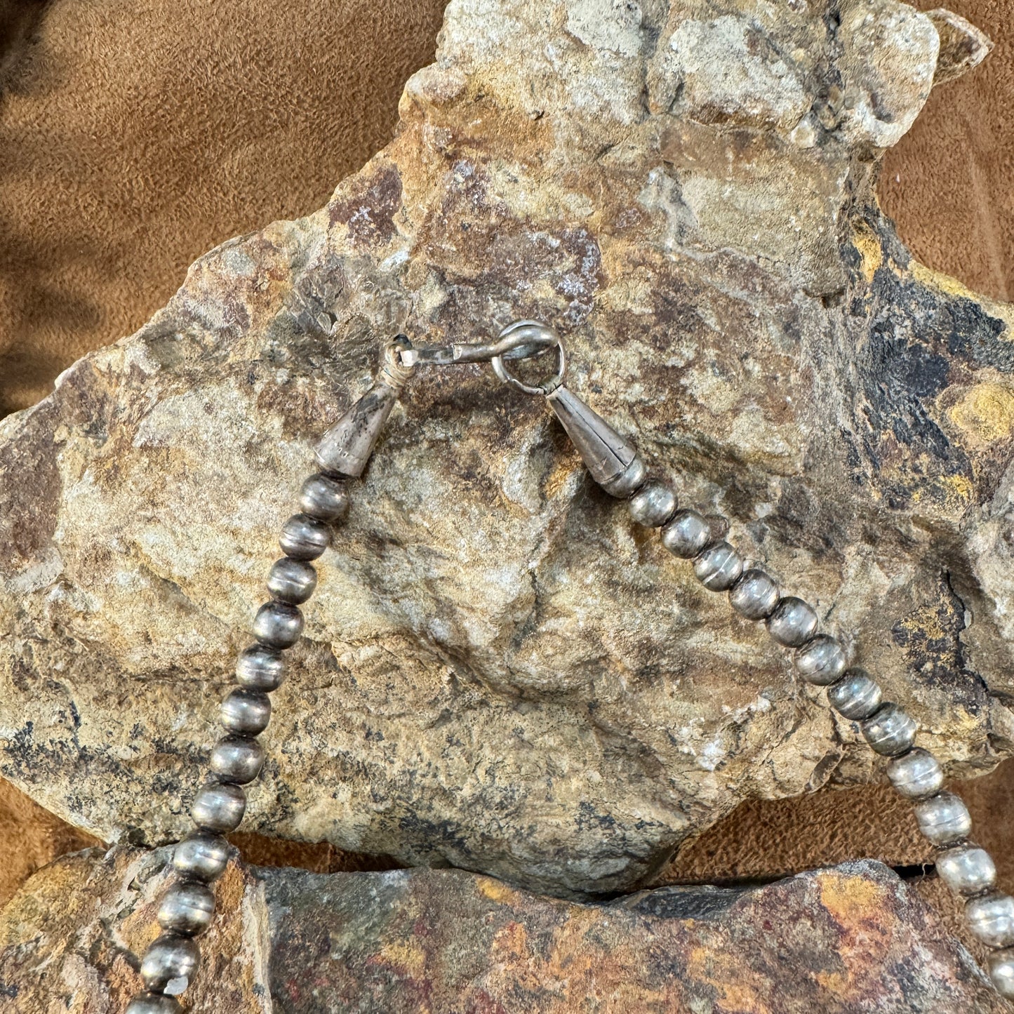 Vintage - Sterling Silver and Turquoise Claw Necklace - Estate