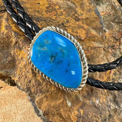 Kingman Turquoise Bolo Tie