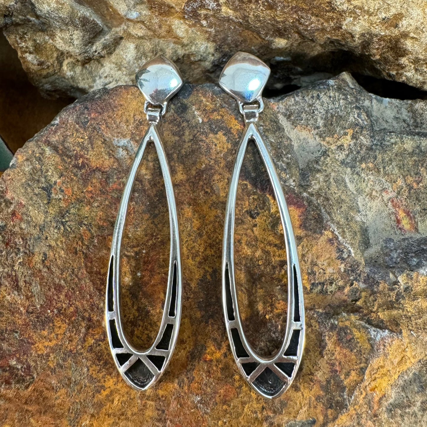 David Rosales Country Silver Sterling Earrings