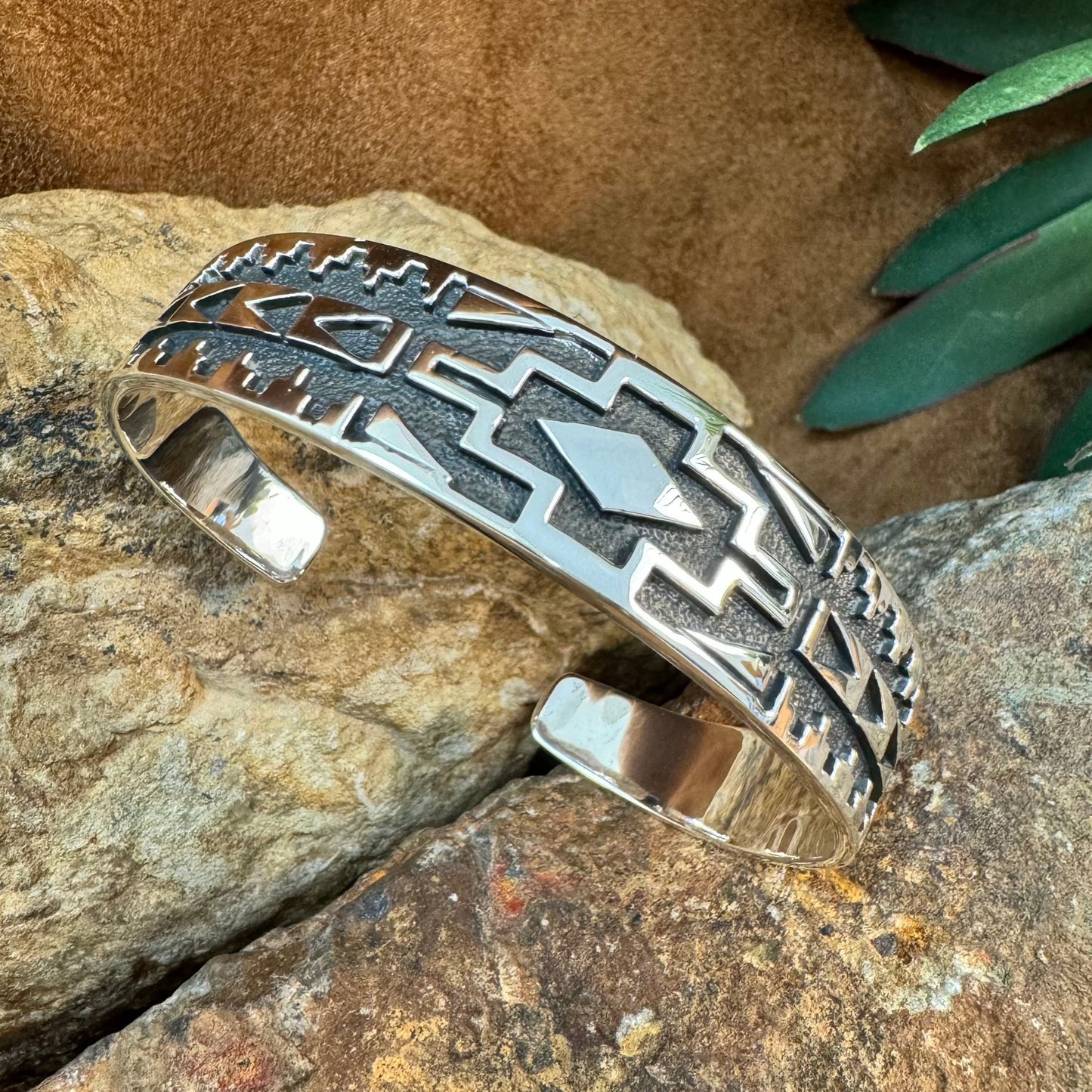 David Rosales Silver Country Sterling Silver Bracelet