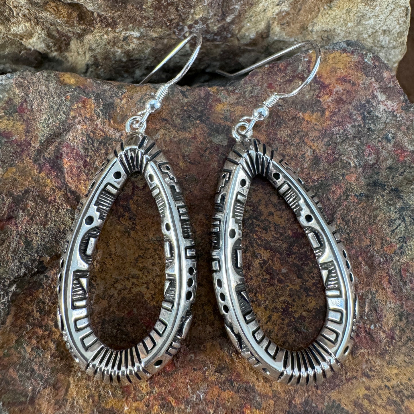 David Rosales Silver Country Sterling Silver Earrings