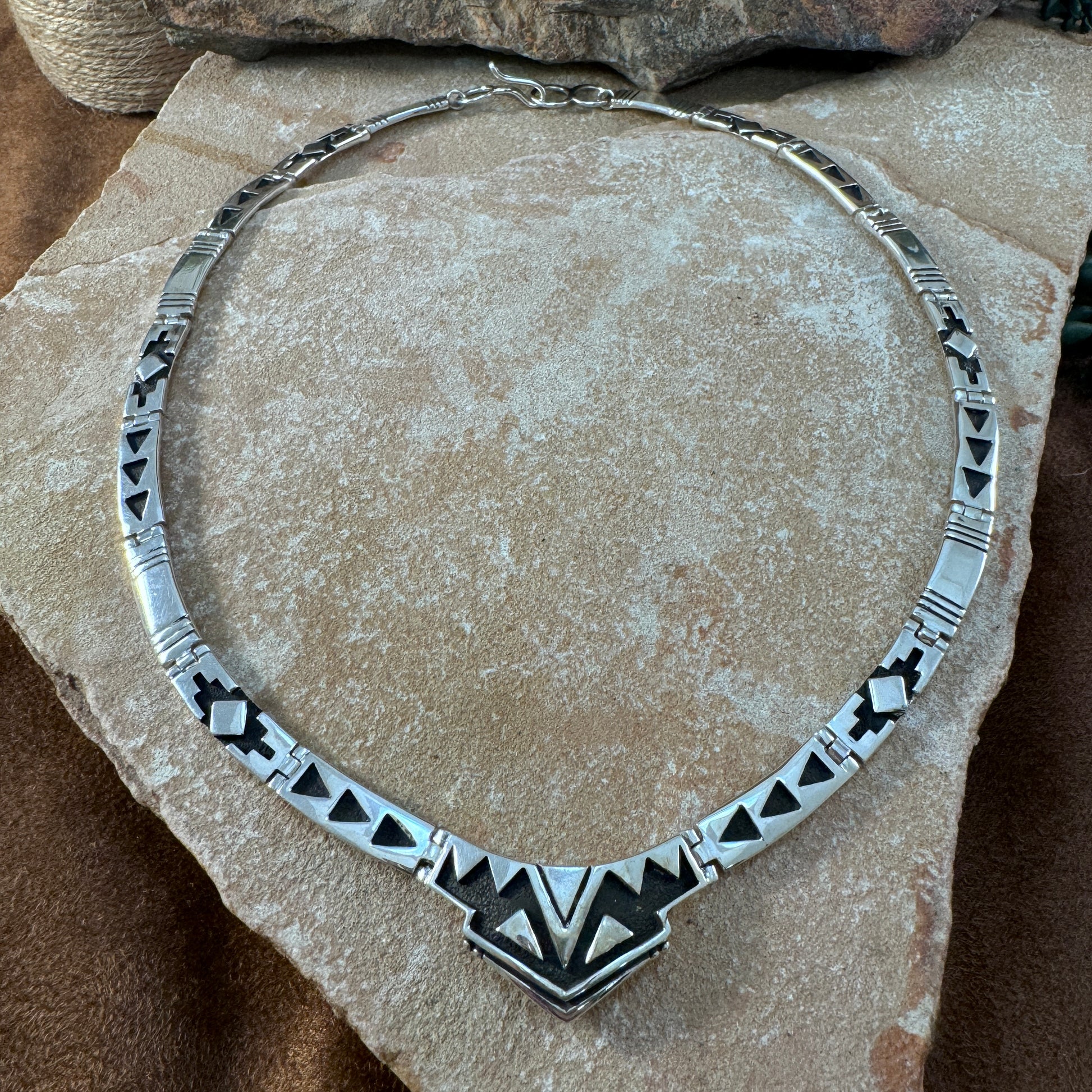 David Rosales Silver Country Sterling Silver Necklace