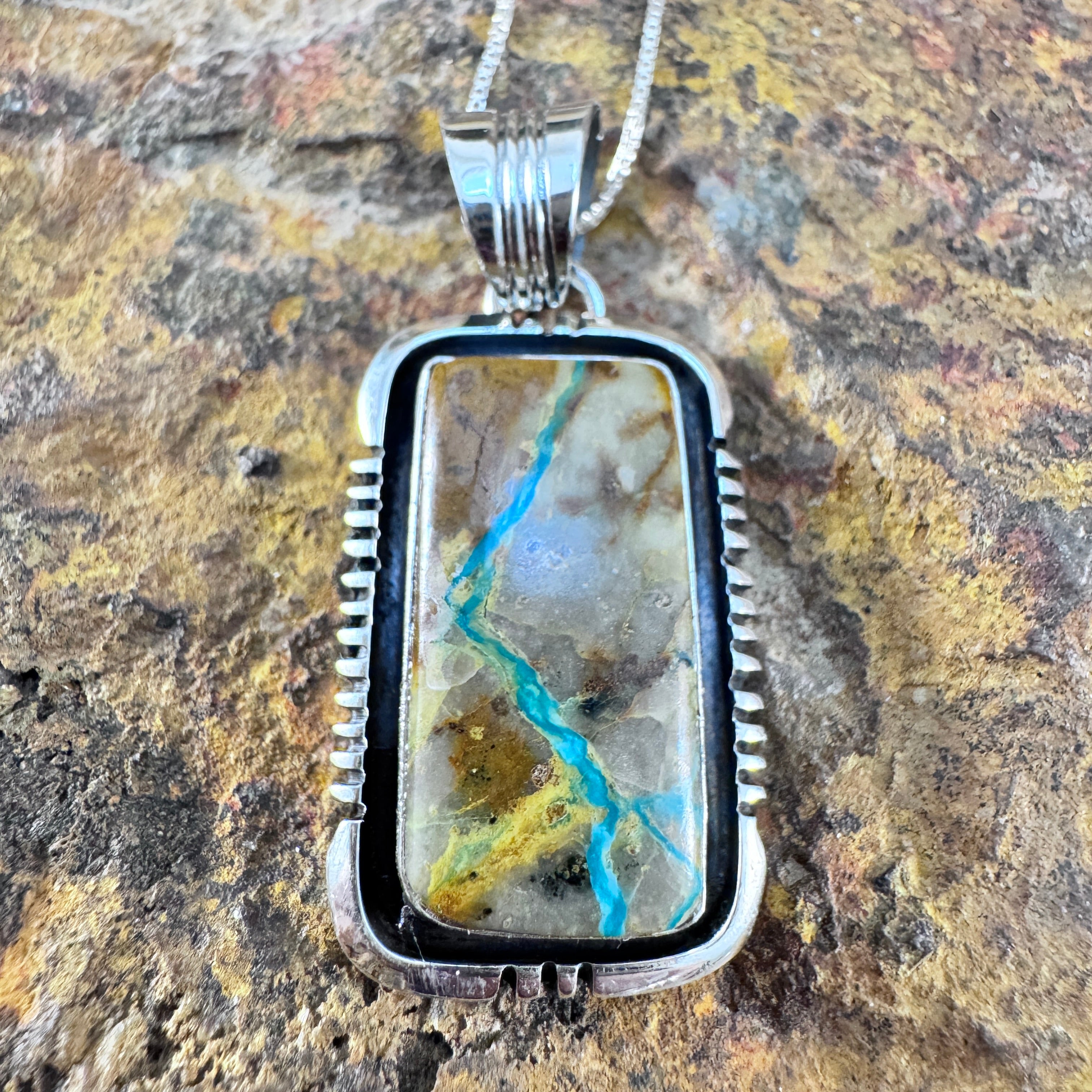 Dave Skeets newest S.G. Turquoise Pendant