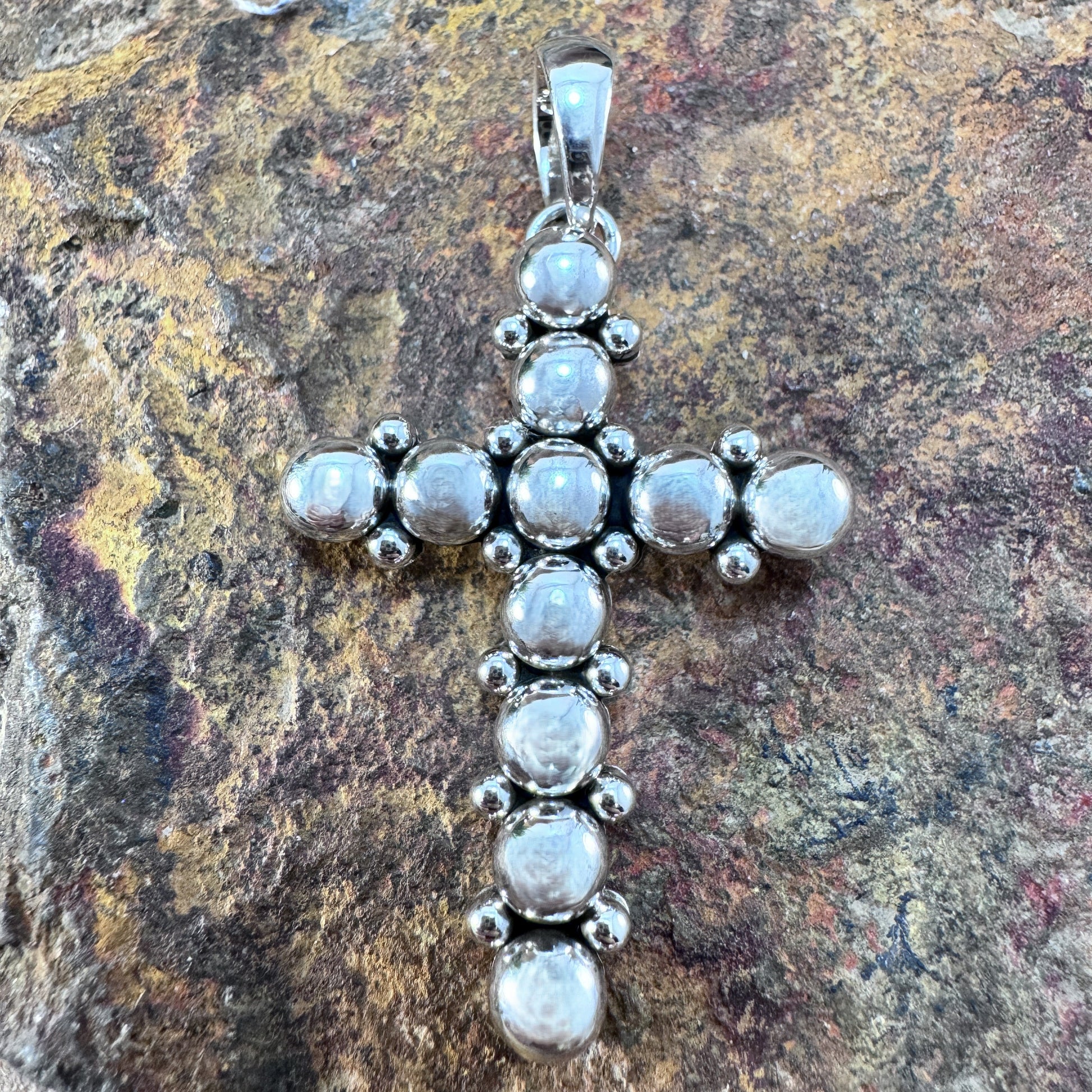 Sterling Silver Pendant by Artie Yellowhorse Cross 