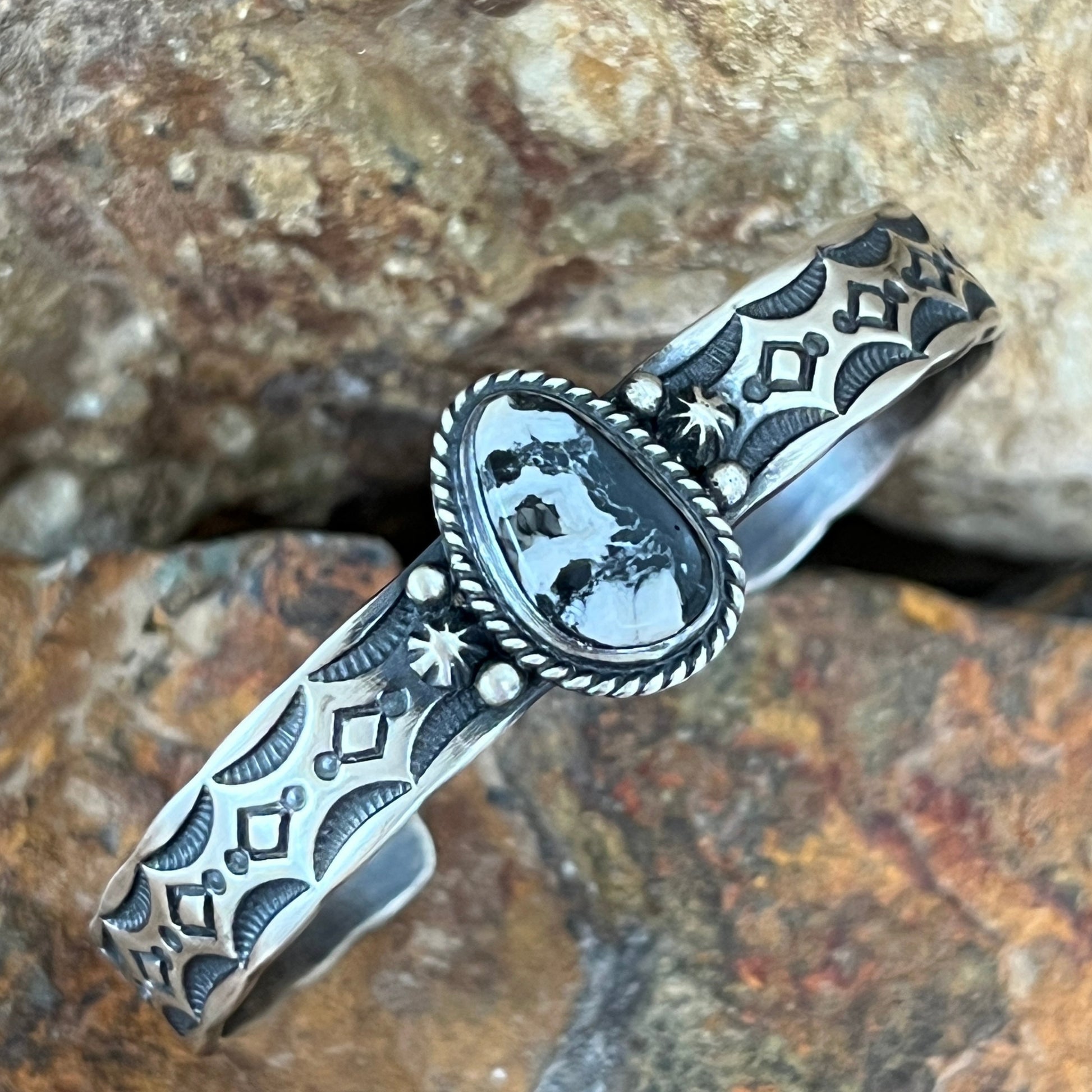 White Buffalo Sterling Silver Bracelet By Michael Thompson