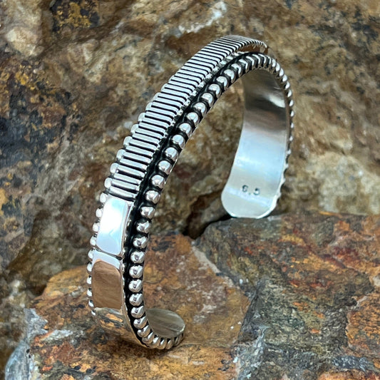 Sterling Silver Cuff Bracelet by Jonathan Nez