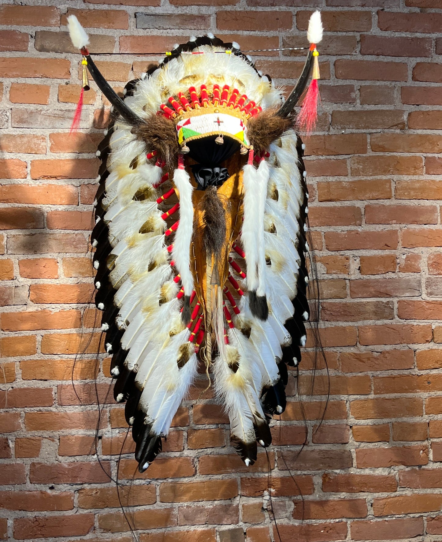 42" Split Horn Victory Headdress by Russ Kruse