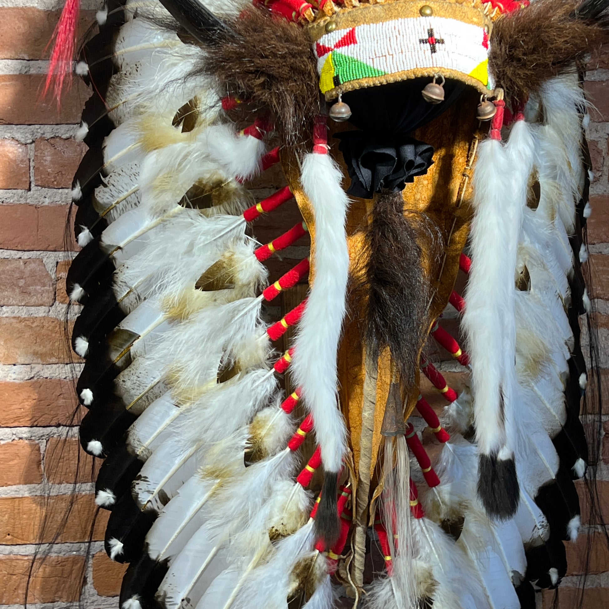 42" Split Horn Victory Headdress by Russ Kruse