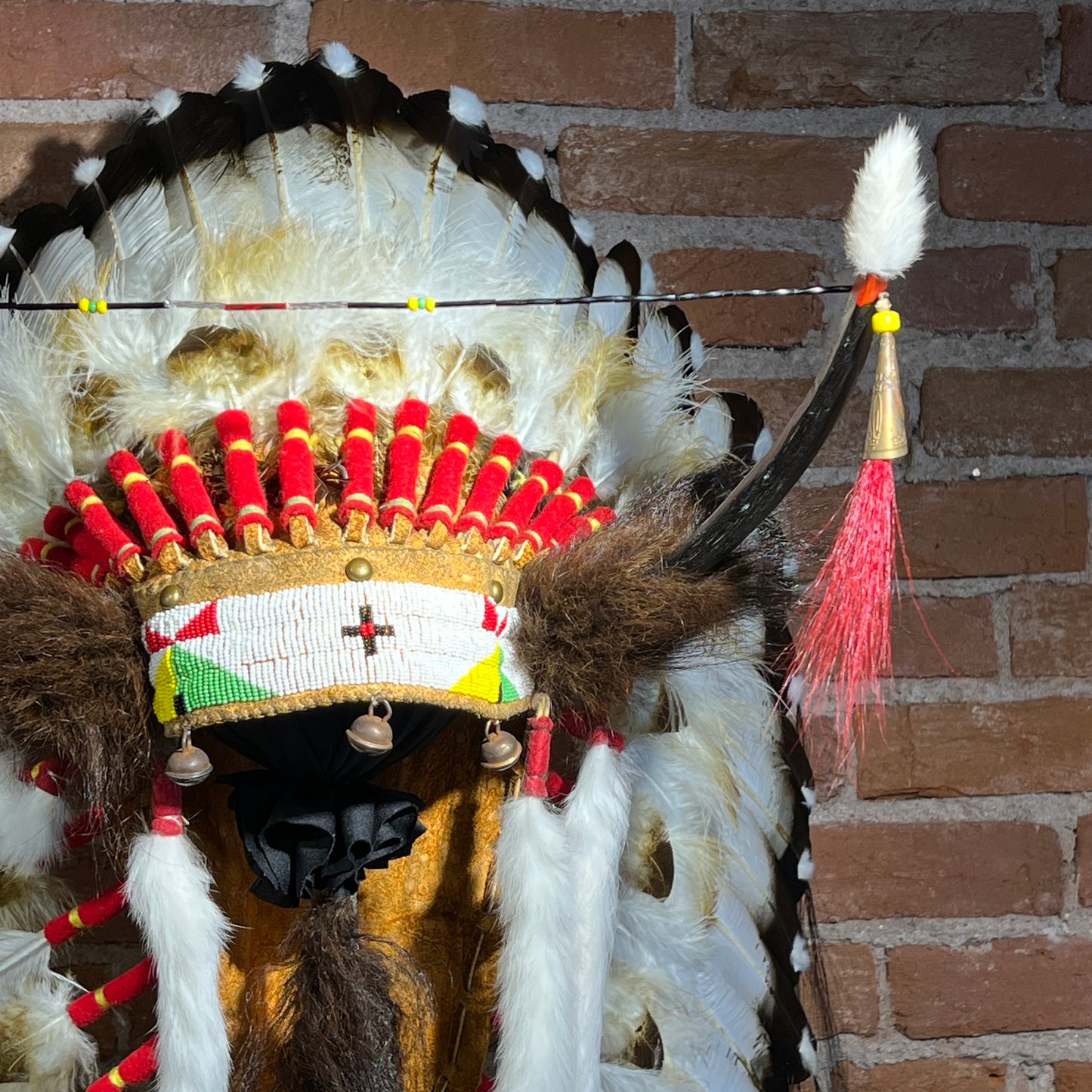 42" Split Horn Victory Headdress by Russ Kruse