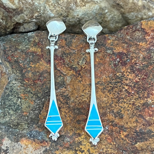 as part of the Arizona Blue Collection, feature Kingman Turquoise.