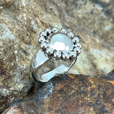 Sterling Silver Ring by Artie Yelowhorse Size 4