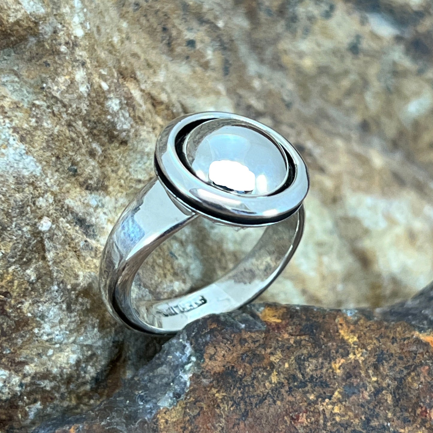 Sterling Silver Ring by Artie Yelowhorse Size 5