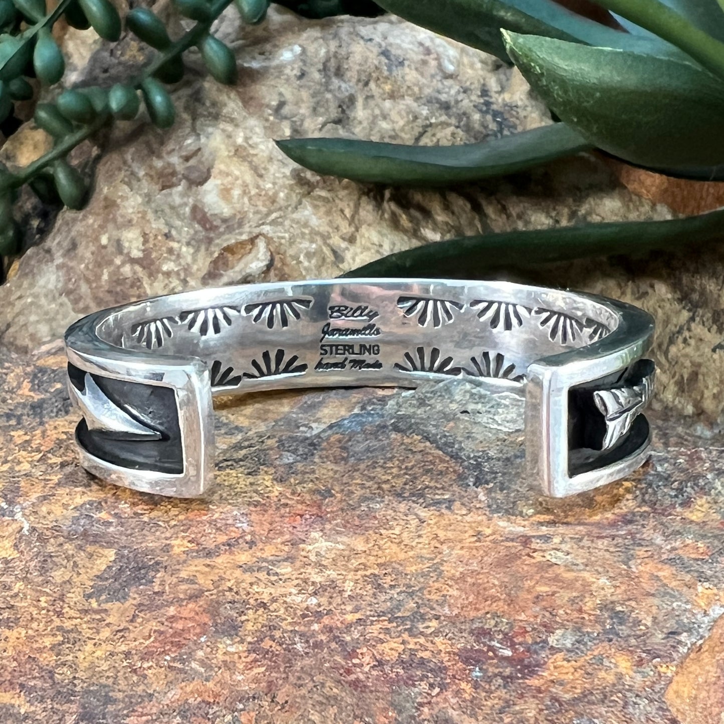 Sterling Silver 'Yellowstone' Inspired Cuff Bracelet by Billy Jaramillo