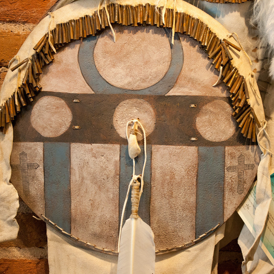 Great White Spirit II Native American Style Spirit Mask by Cindy Jo Popejoy