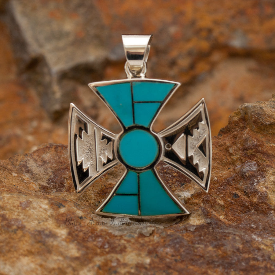 David Rosales Arizona Blue Sterling Silver Pendant