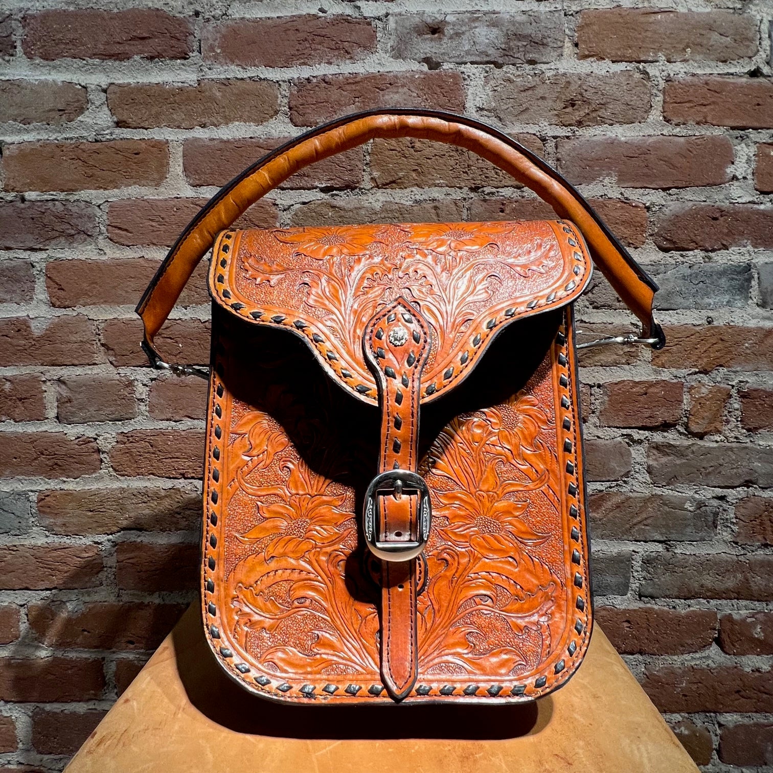 Horse Pattern Saddle Bag