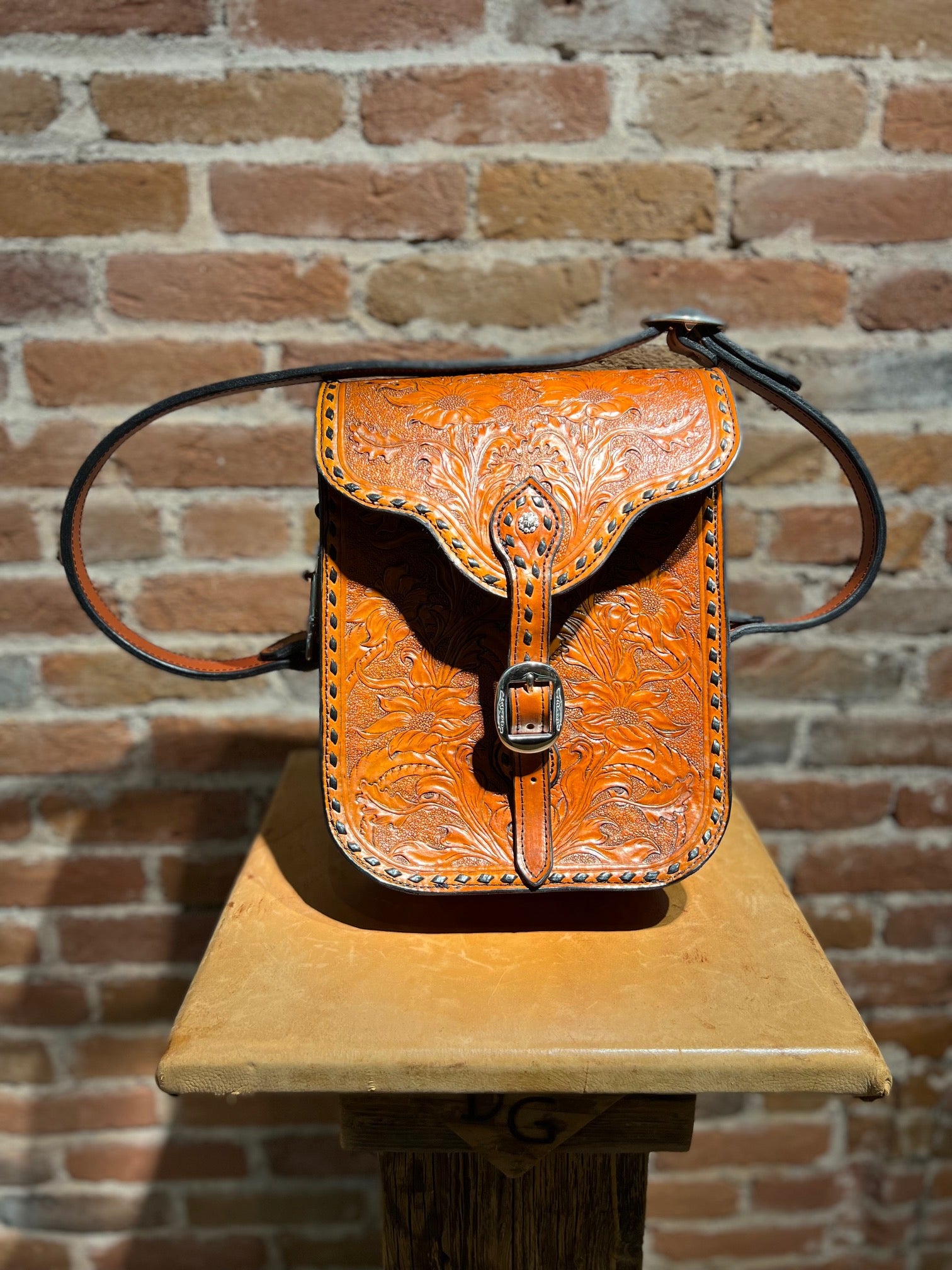 Mini Saddle Bag with Strap Black Grained Calfskin | DIOR US