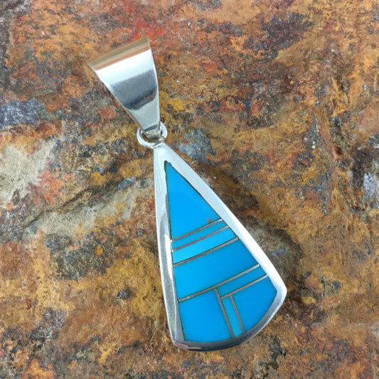 David Rosales Arizona Blue Sterling Silver Pendant