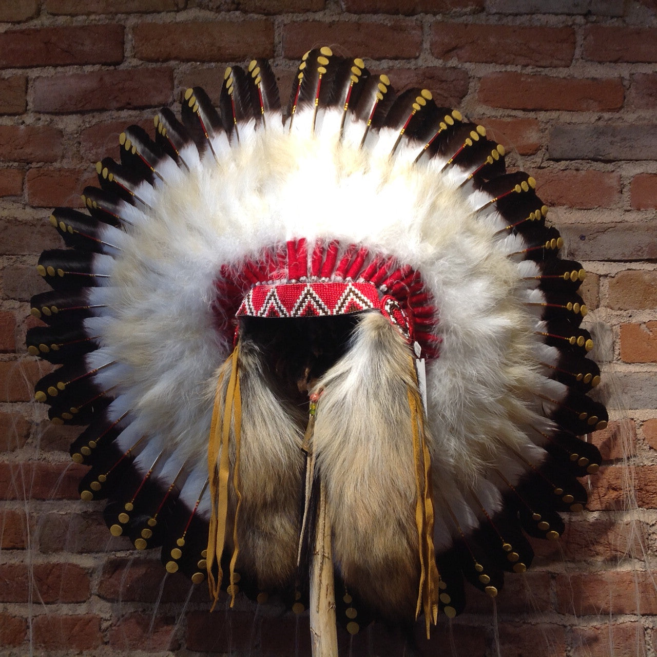 1875 Replica Headdress by Navajo Artists