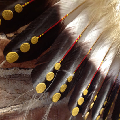 1875 Replica Headdress by Navajo Artists