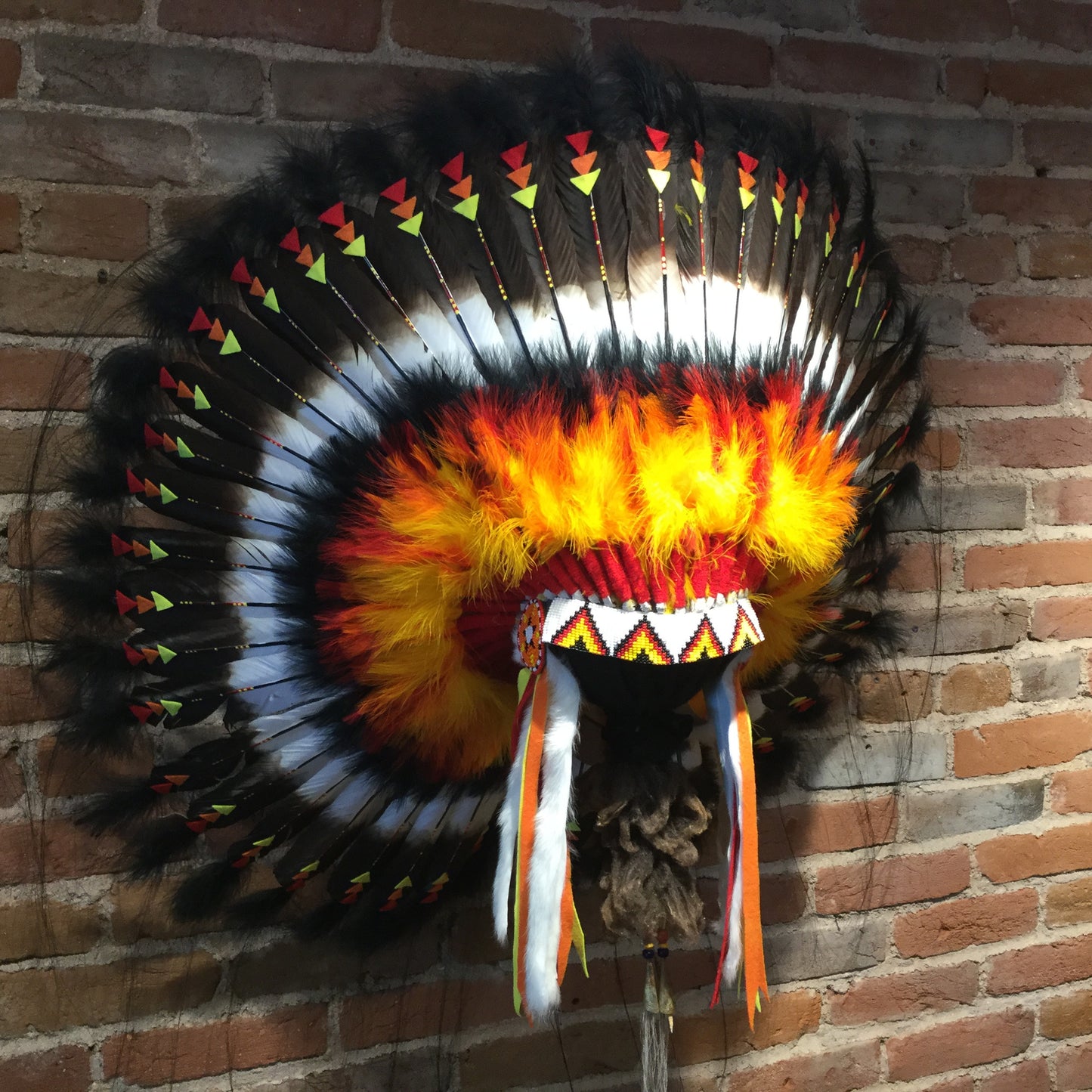 Pendelton Headdress by Navajo Artists