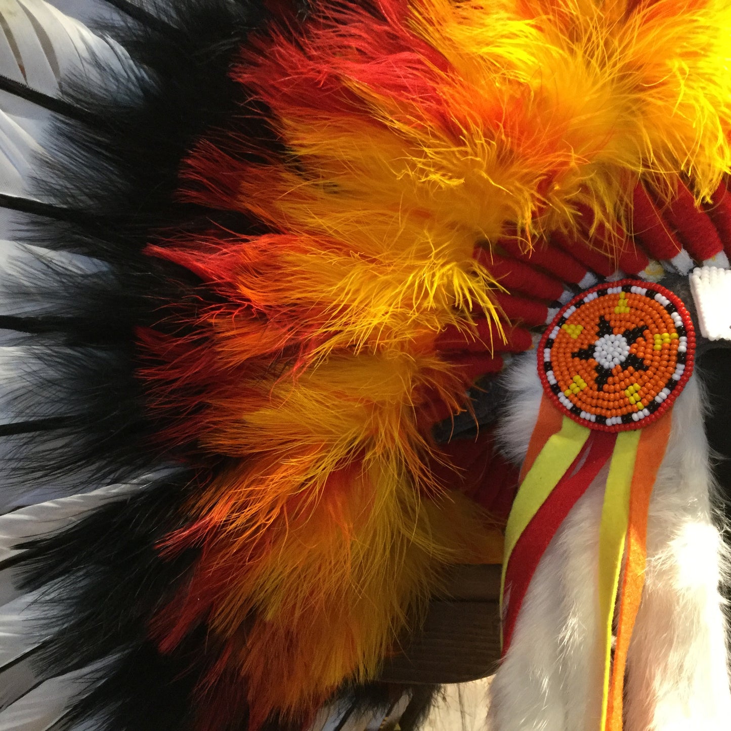 Pendelton Headdress by Navajo Artists