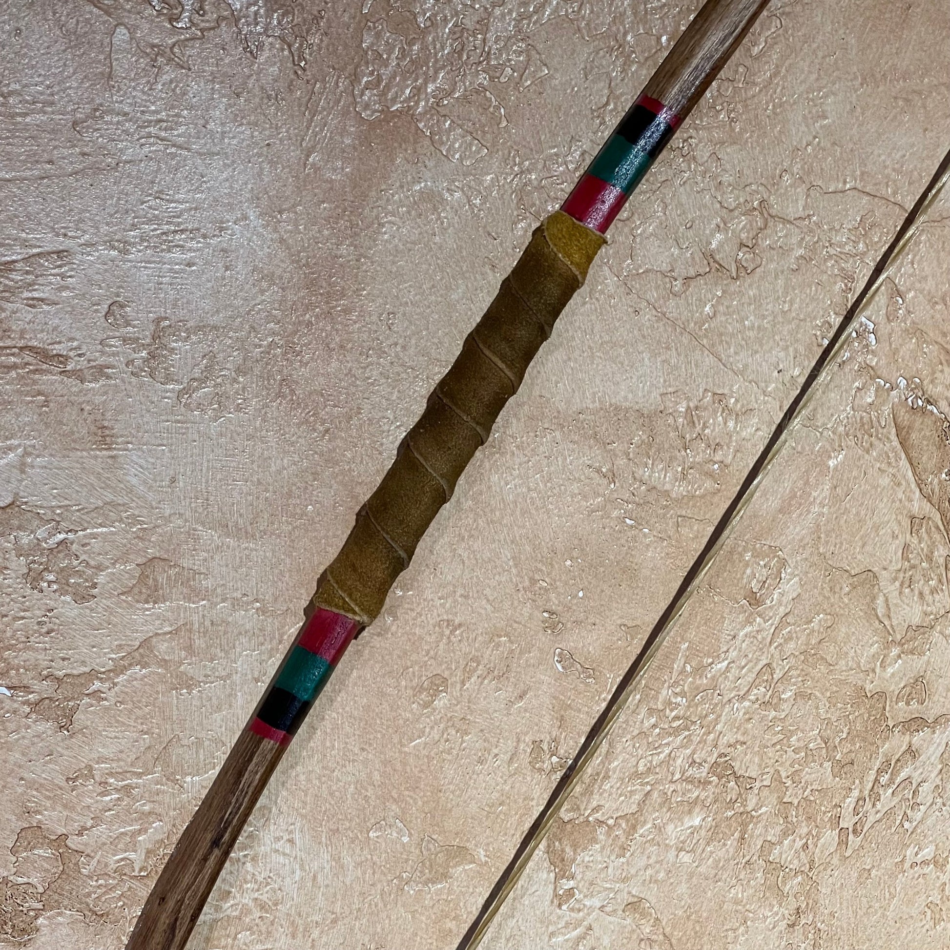 Buckskin Quiver, Bow and Arrows by Russ Kruse