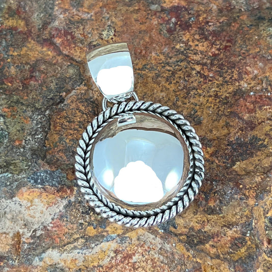 Sterling Silver Pendant by Artie Yellowhorse