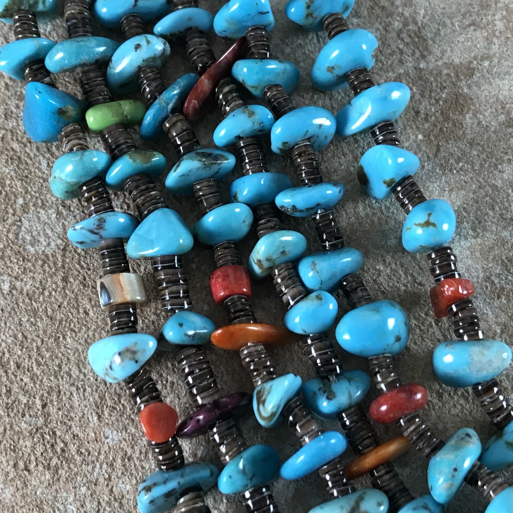 Bead Pen Turquoise & Black PEN18-3616 - Saorsa Studio of Beads