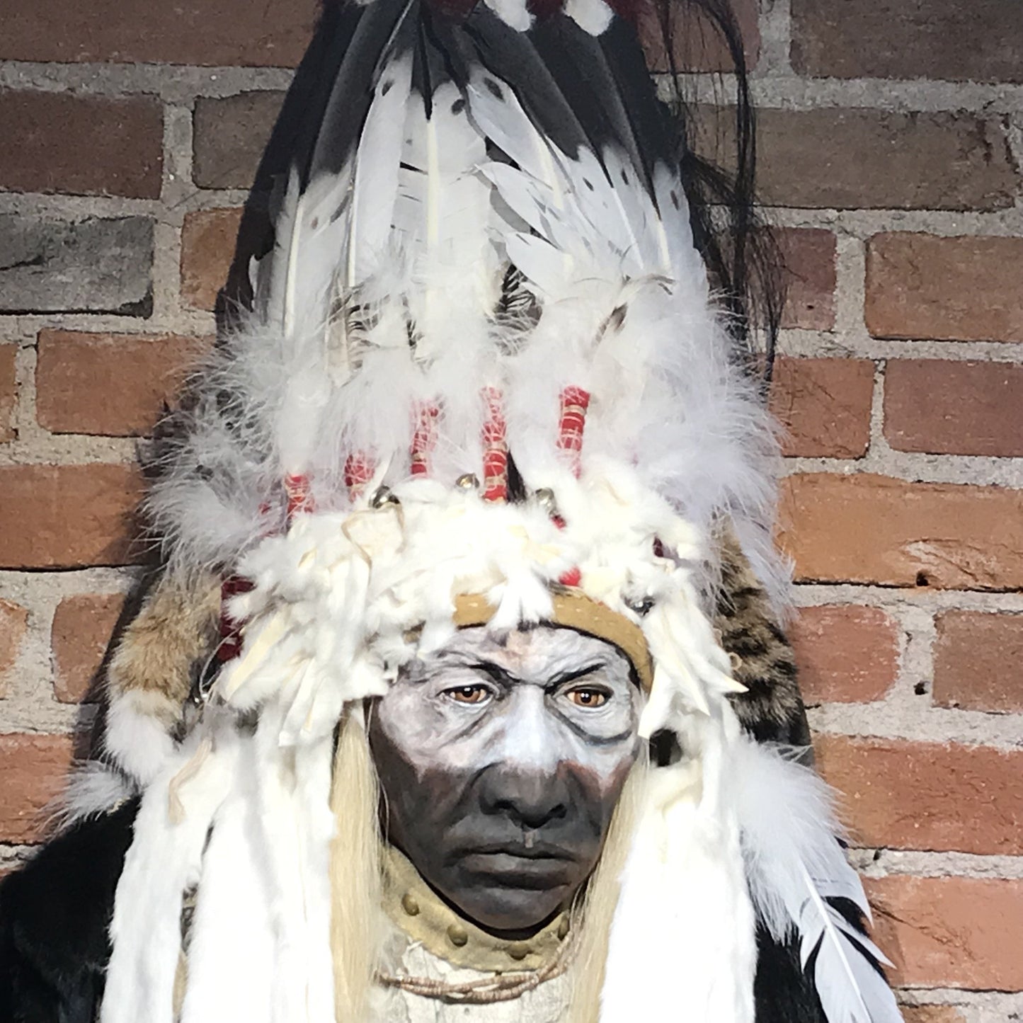 'Fish Dog Skin' Native American Style Spirit Mask by Cindy Jo Popejoy