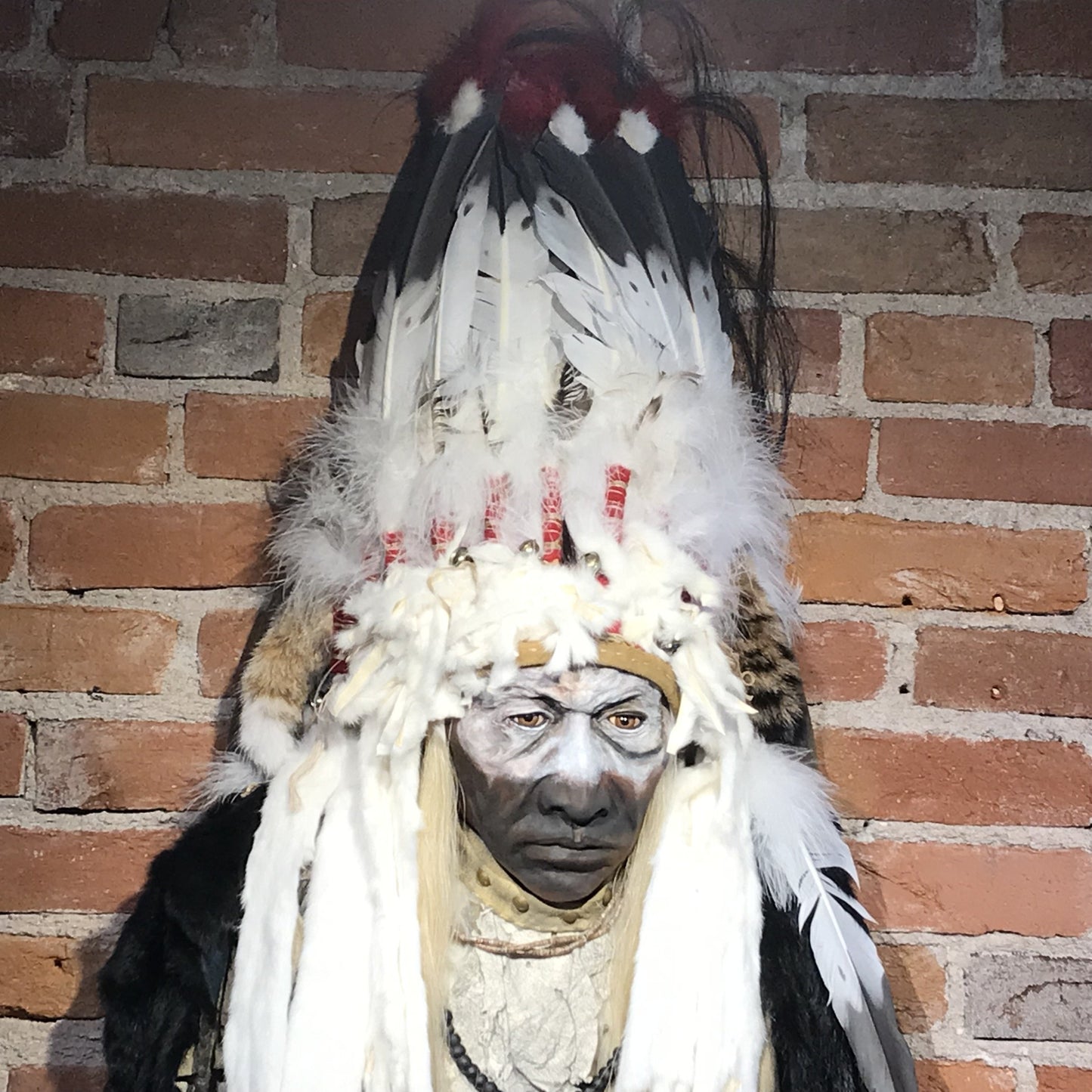 'Fish Dog Skin' Native American Style Spirit Mask by Cindy Jo Popejoy