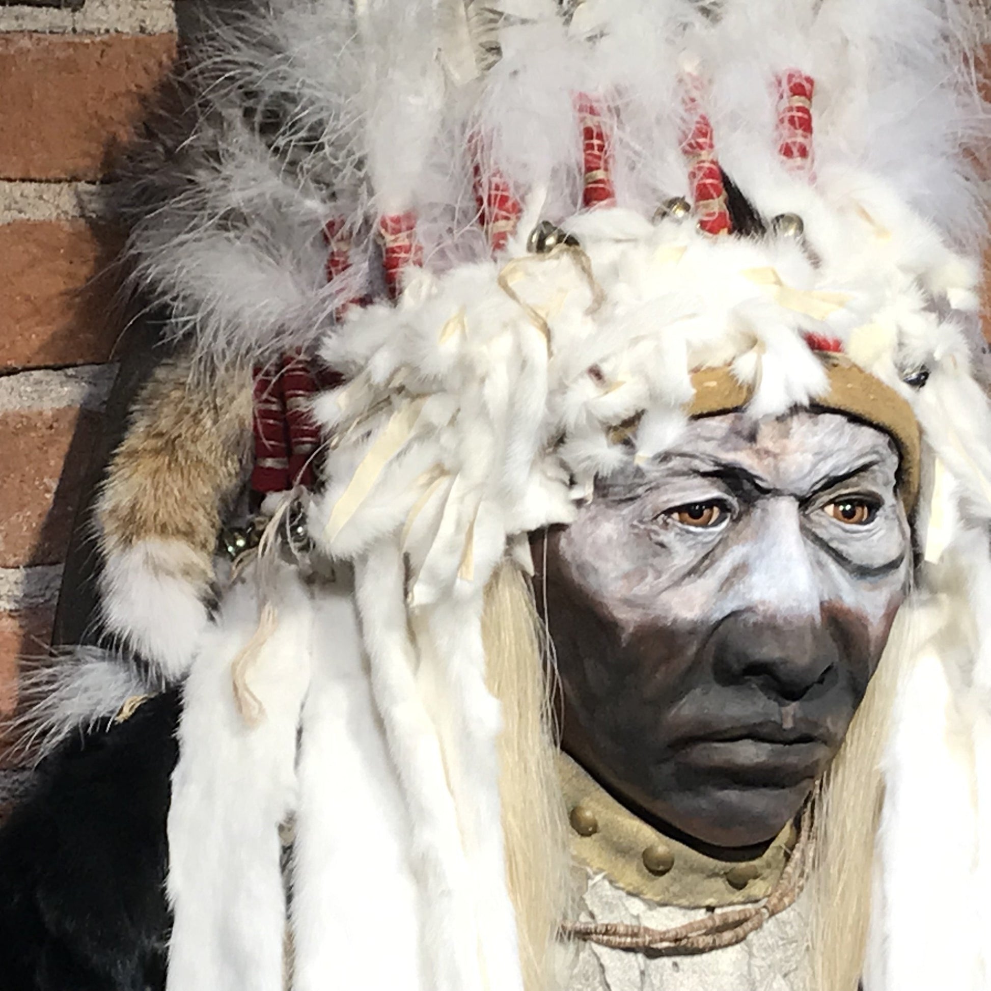 'Fish Dog Skin' Native American Style Spirit Mask by Cindy Jo Popejoy