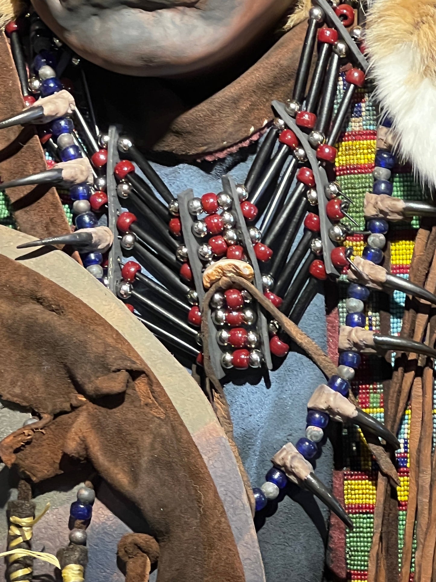 Loud Bear Native American Style Spirit Mask by Cindy Jo Popejoy