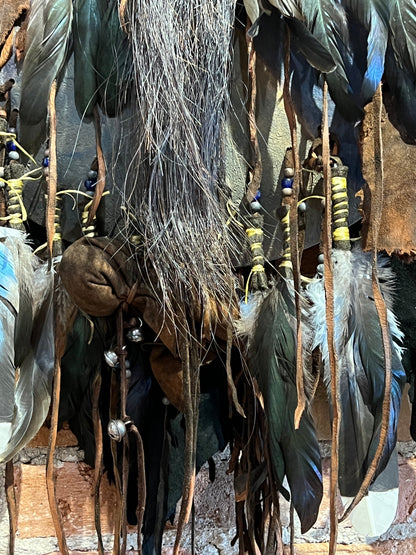 Loud Bear Native American Style Spirit Mask by Cindy Jo Popejoy