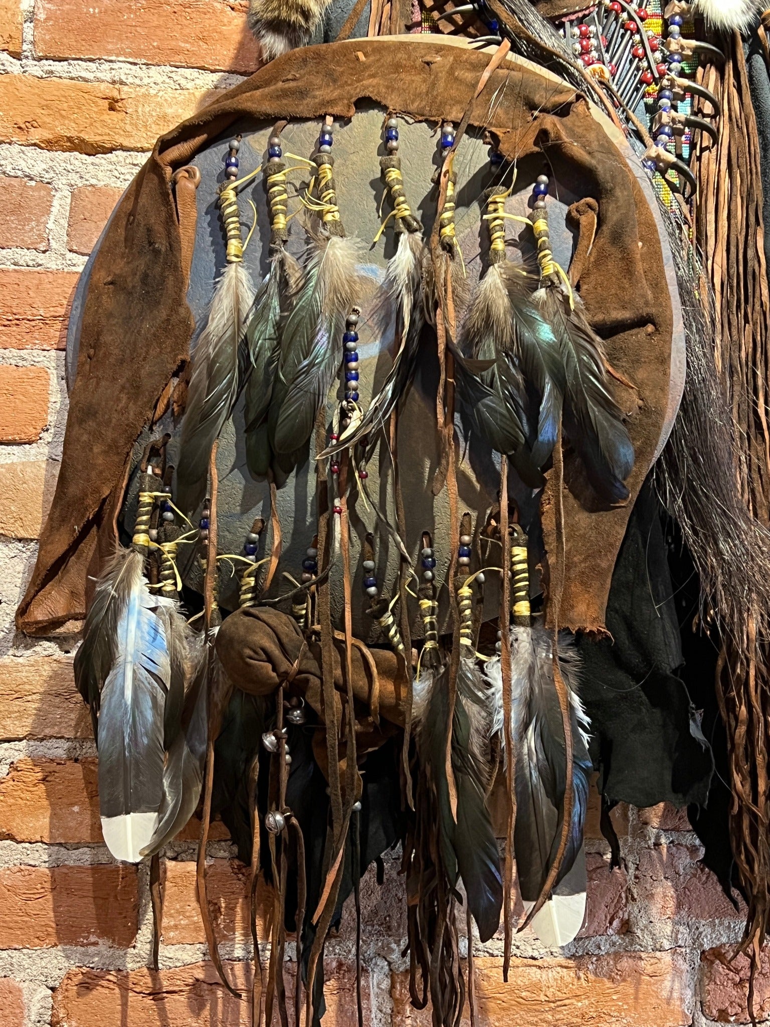 Loud Bear Native American Style Spirit Mask by Cindy Jo Popejoy