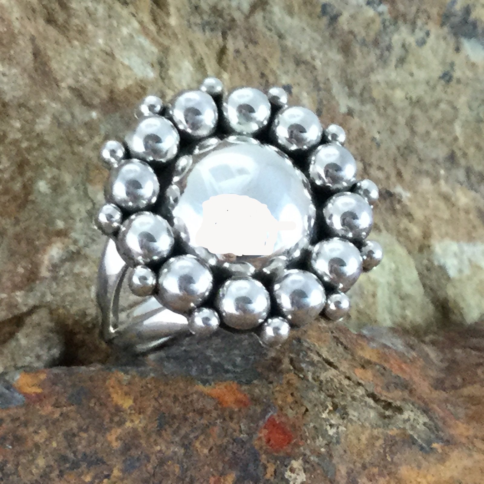 Sterling Silver Ring by Artie Yelowhorse Size 6