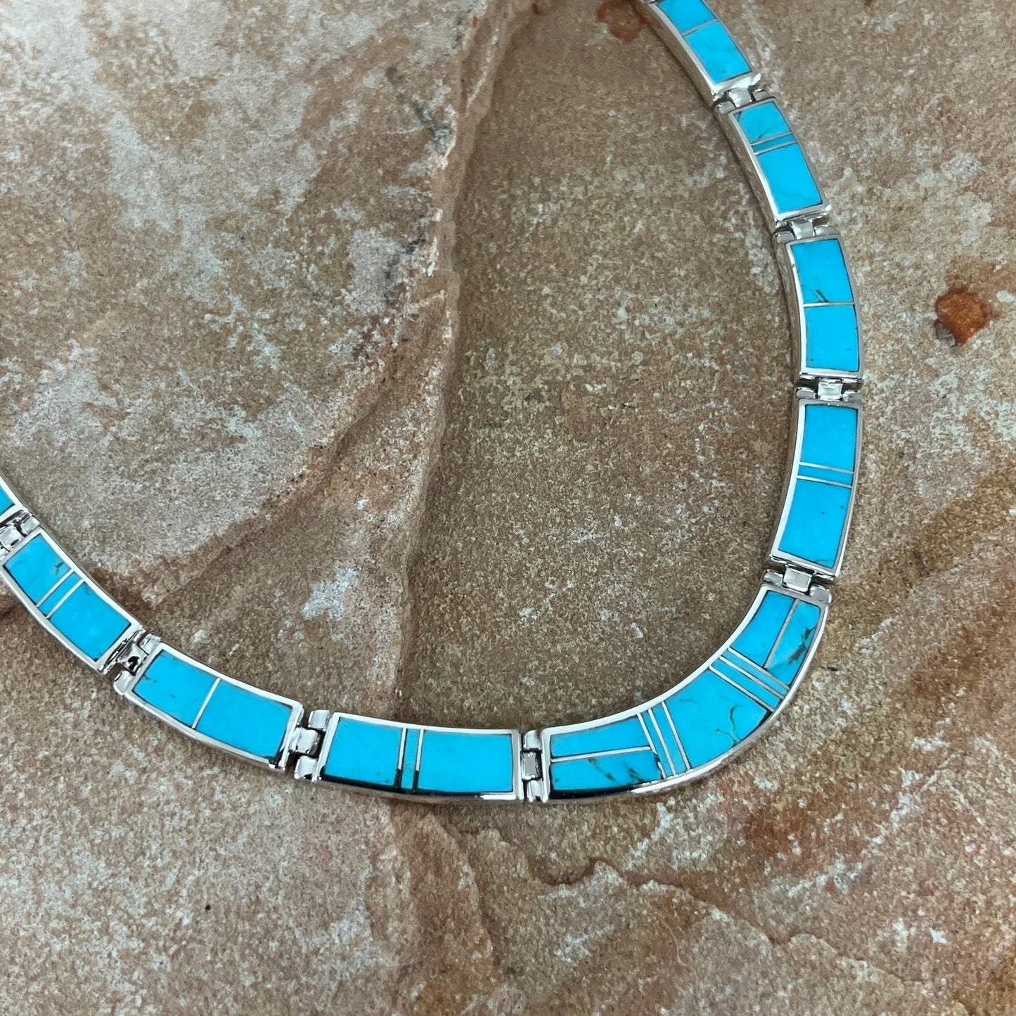 as part of the Arizona Blue Collection features Kingman Turquoise 