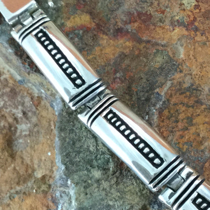 David Rosales Sterling Silver Link Bracelet