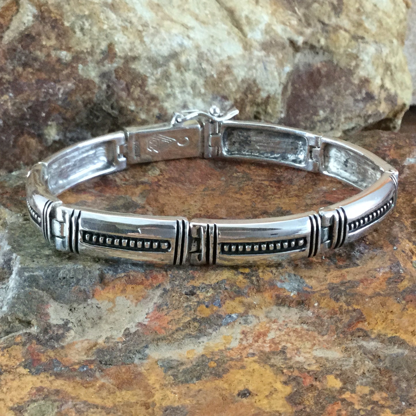 David Rosales Sterling Silver Link Bracelet