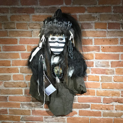 The Medicine Man II Native American Style Spirit Mask by Cindy Jo Popejoy