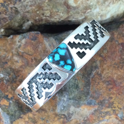 Tommy Jackson Godber Turquoise Sterling Silver Cuff Bracelet