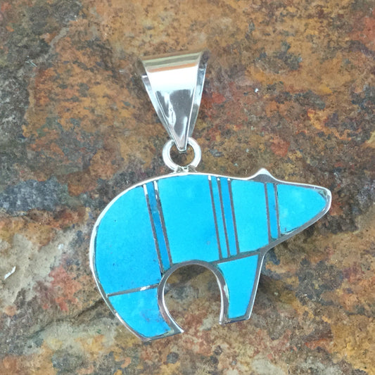 David Rosales Arizona Blue Sterling Silver Pendant