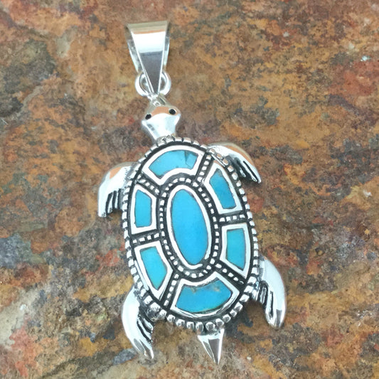 David Rosales Arizona Blue Sterling Silver Pendant