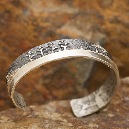 Sterling Silver Cuff Bracelet Roanhouse Studio